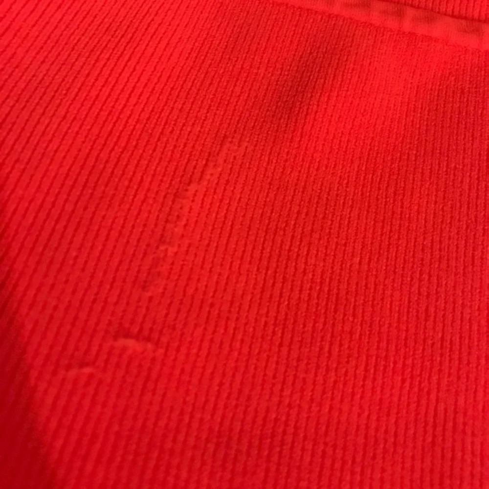 Lewit Ribbed Tube Top, NWT, Large in Red Poppy - Picture 7 of 16